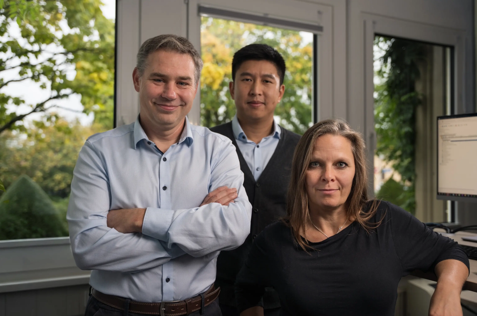 Business Employees in Office Room