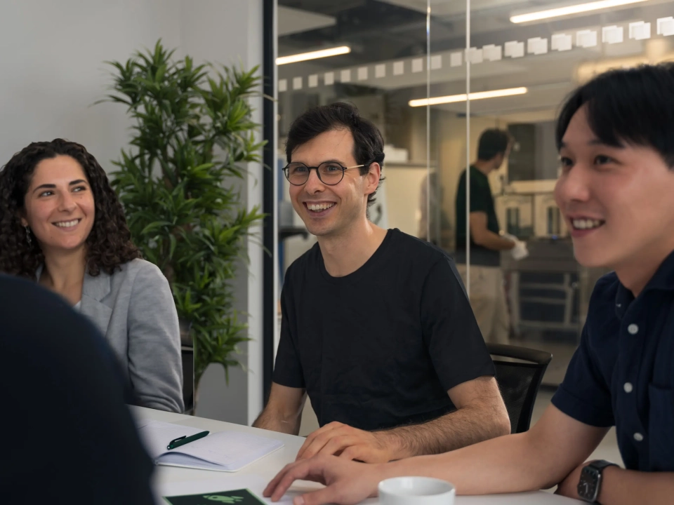 Team Meeting at Large Table