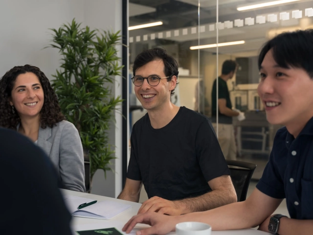Team Meeting at Large Table